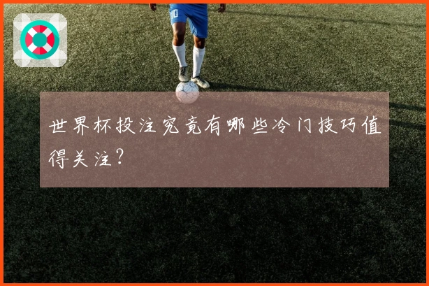 世界杯投注究竟有哪些冷门技巧值得关注？