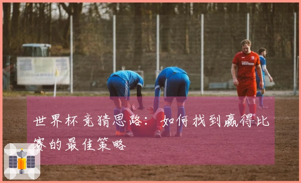 世界杯竞猜思路：如何找到赢得比赛的最佳策略