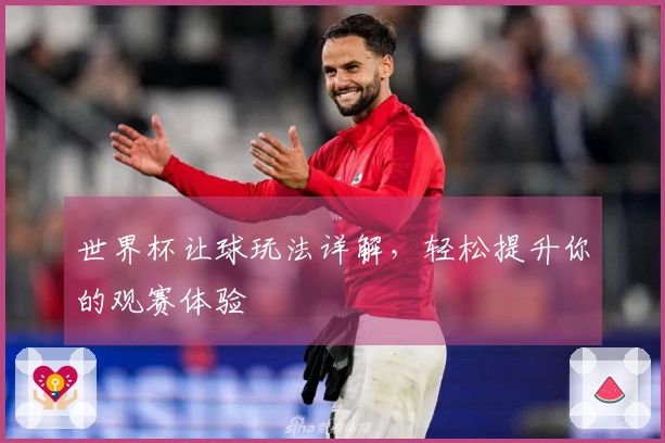 世界杯让球玩法详解，轻松提升你的观赛体验